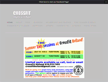 Tablet Screenshot of hollandcrossfit.com